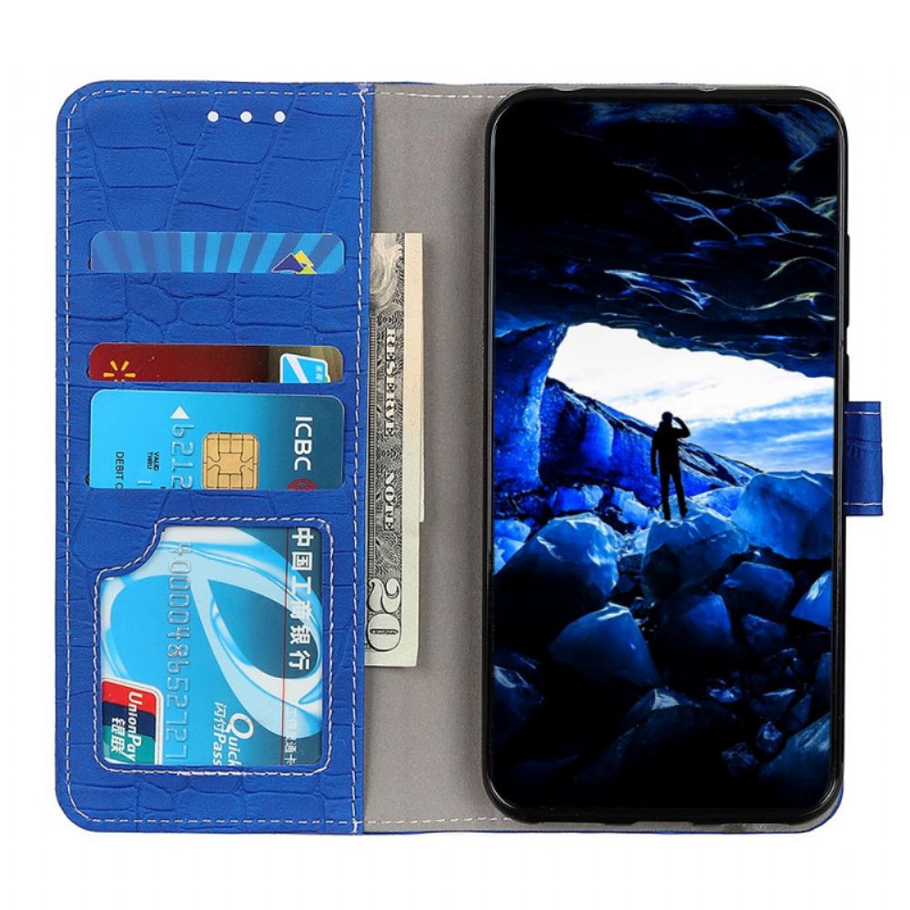 Kožené Pouzdro Na Xiaomi Redmi Note 11 / 11S Krokodýlí Síla