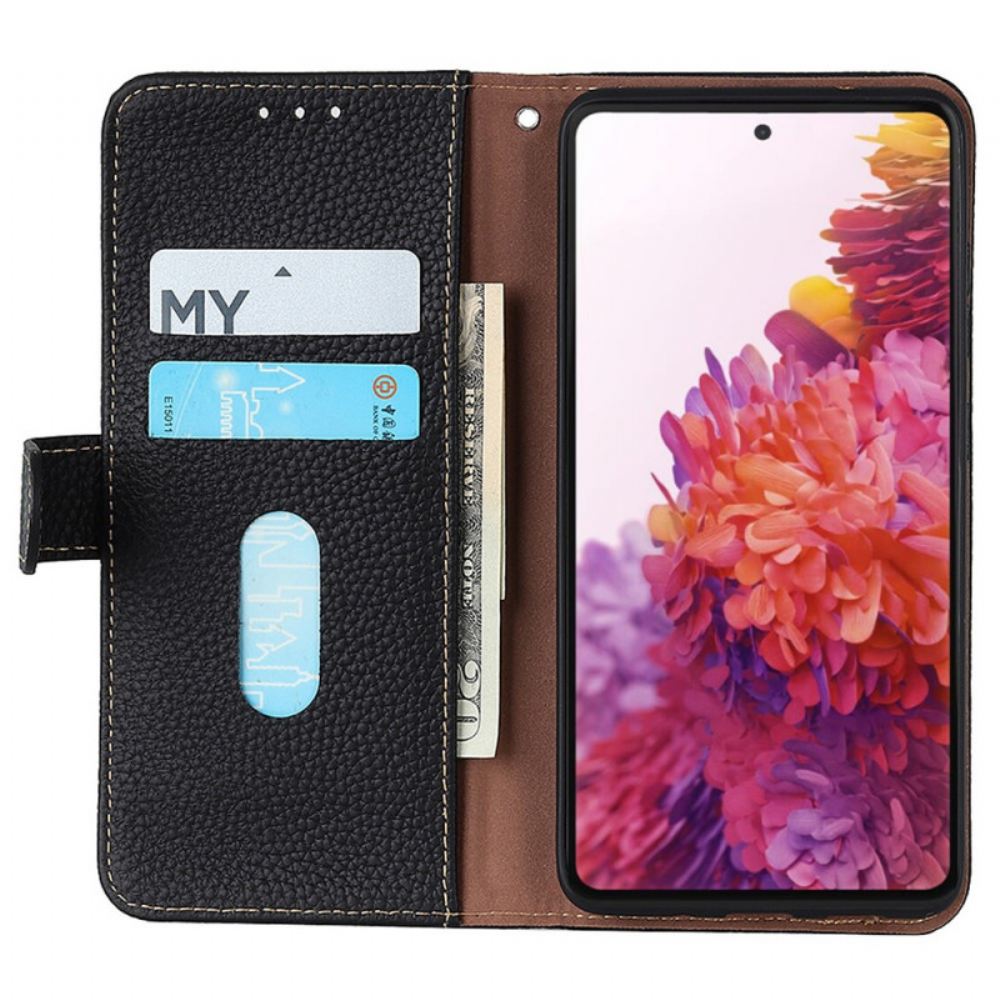 Kožené Pouzdro Na Xiaomi Redmi Note 11 / 11S Kůže Liči Khazneh
