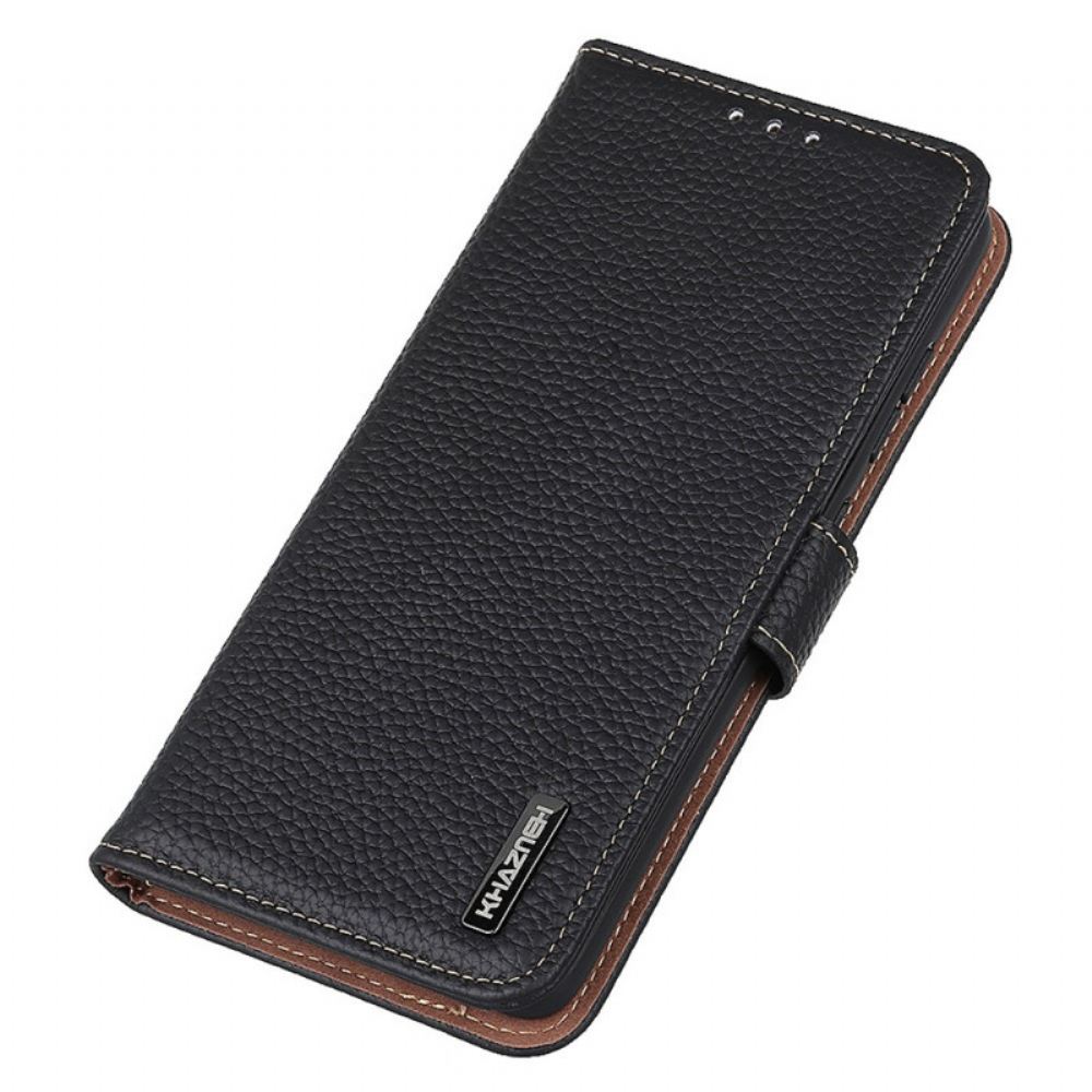 Kožené Pouzdro Na Xiaomi Redmi Note 11 / 11S Kůže Liči Khazneh