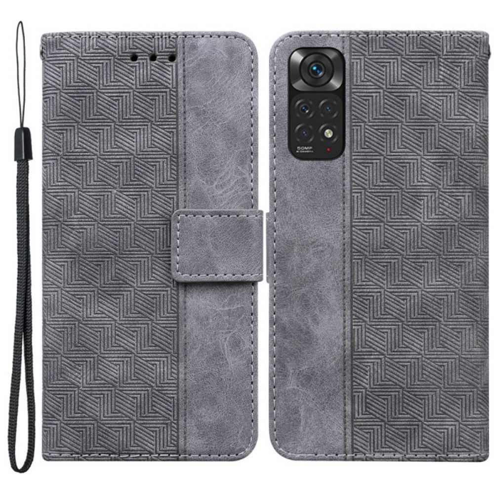 Kožené Pouzdro Na Xiaomi Redmi Note 11 / 11S Na Lana Design Popruhu