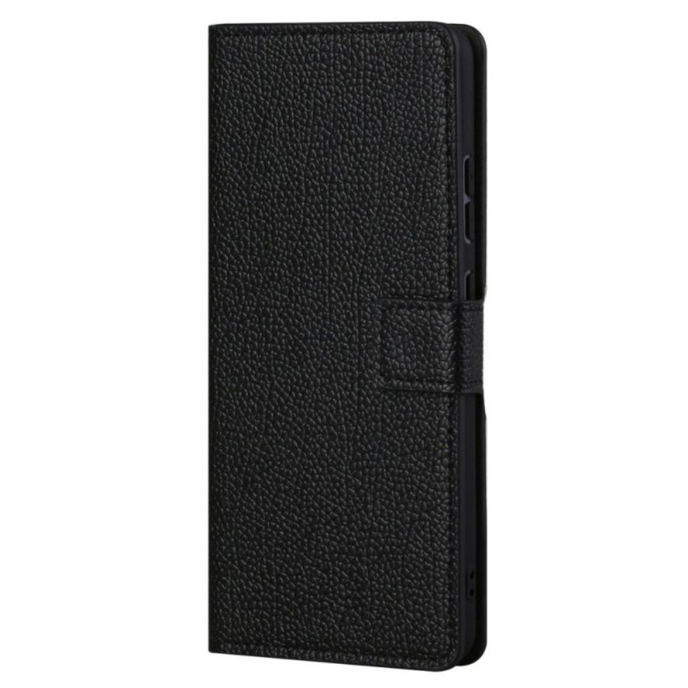 Kožené Pouzdro Na Xiaomi Redmi Note 11 / 11S Liči Zrno