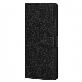 Kožené Pouzdro Na Xiaomi Redmi Note 11 / 11S Liči Zrno