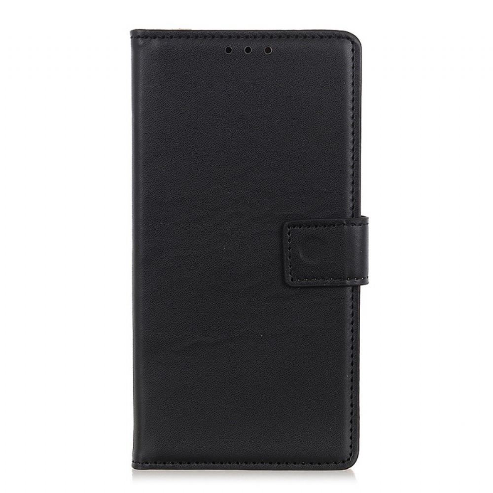 Kožené Pouzdro Na Xiaomi Redmi Note 11 / 11S Obyčejná Umělá Kůže