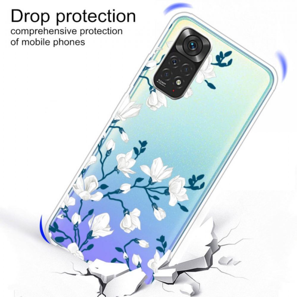 Kryt Na Xiaomi Redmi Note 11 / 11S Bílé Květy
