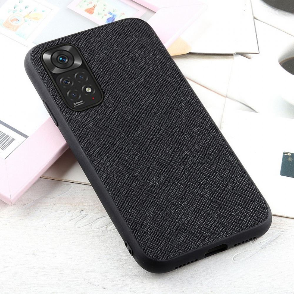 Kryt Na Xiaomi Redmi Note 11 / 11S Pravá Texturovaná Kůže
