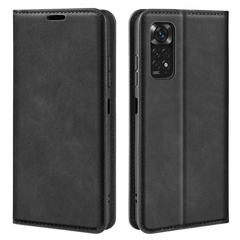 Kryty Na Mobil Na Xiaomi Redmi Note 11 / 11S Flipové Pouzdro Kožený Efekt