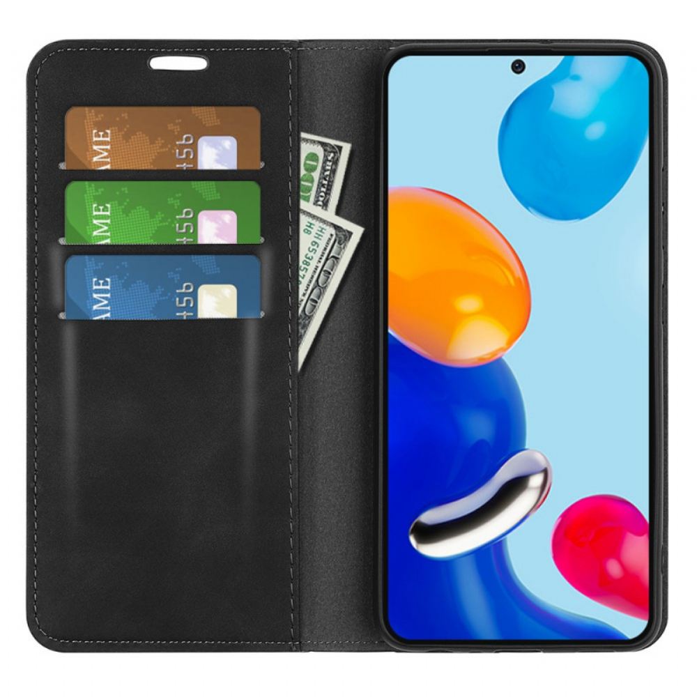 Kryty Na Mobil Na Xiaomi Redmi Note 11 / 11S Flipové Pouzdro Kožený Efekt