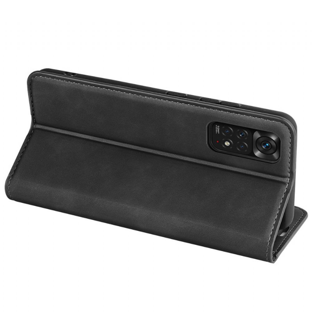 Kryty Na Mobil Na Xiaomi Redmi Note 11 / 11S Flipové Pouzdro Kožený Efekt