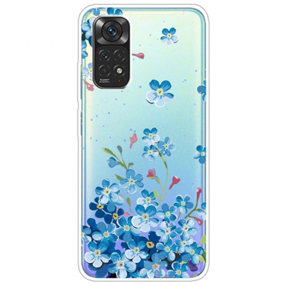 Kryty Na Mobil Na Xiaomi Redmi Note 11 / 11S Kytice Modrých Květin