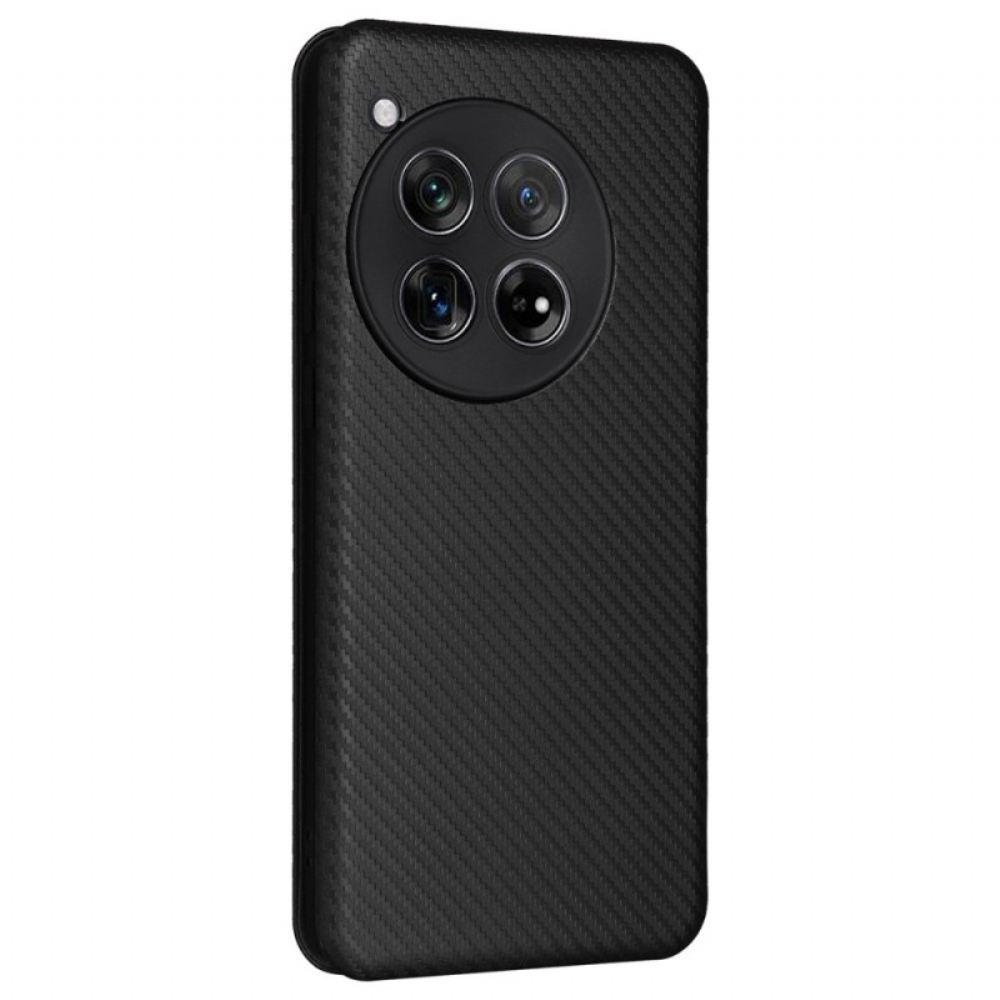 Kožené Pouzdro Oneplus 12 5g Kryty Na Mobil Uhlíkové Vlákno