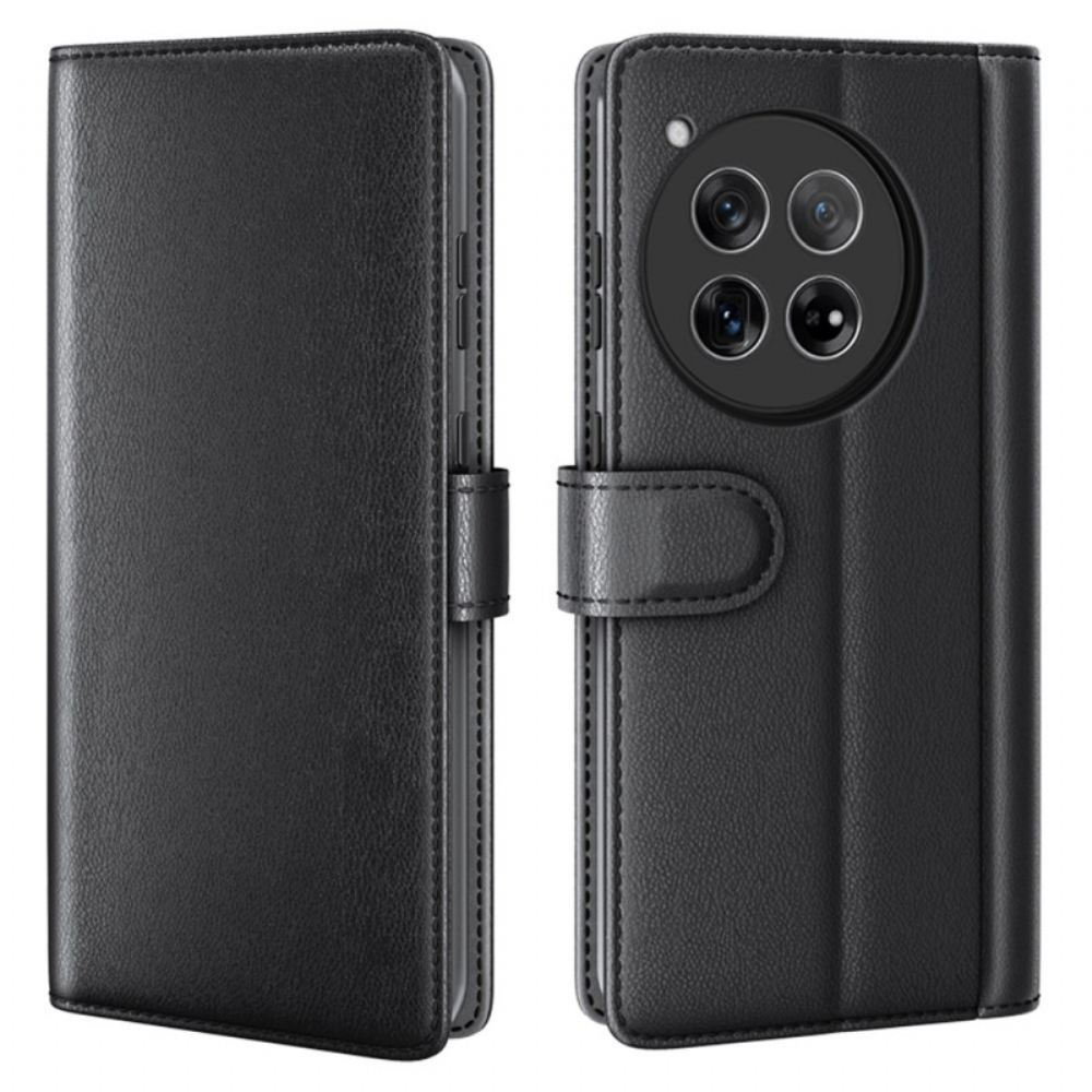 Kožený Kryt Na Oneplus 12 5g Kůže