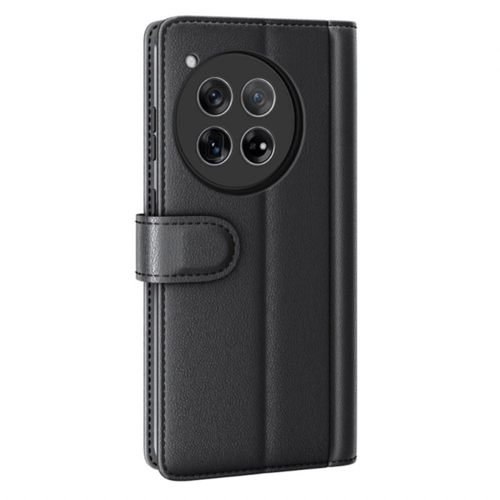 Kožený Kryt Na Oneplus 12 5g Kůže