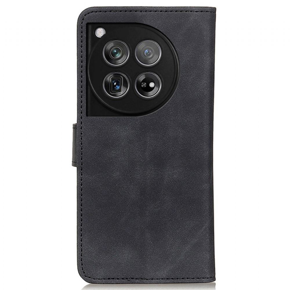 Kožený Kryt Oneplus 12 5g Retro Styl Khazneh