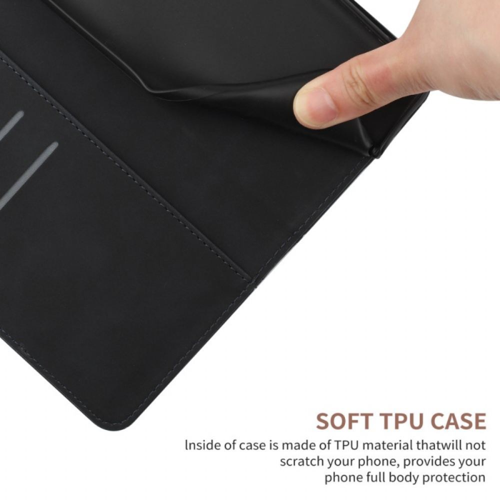 Kožený Kryt Oneplus 12 5g Čáry A Tečkované Čáry