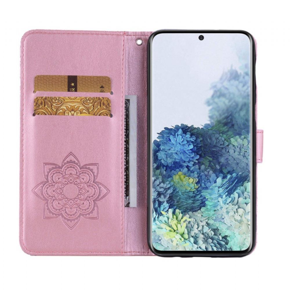 Flipové Pouzdro Na Samsung Galaxy S22 Plus 5G Sova Mandala A Kouzlo