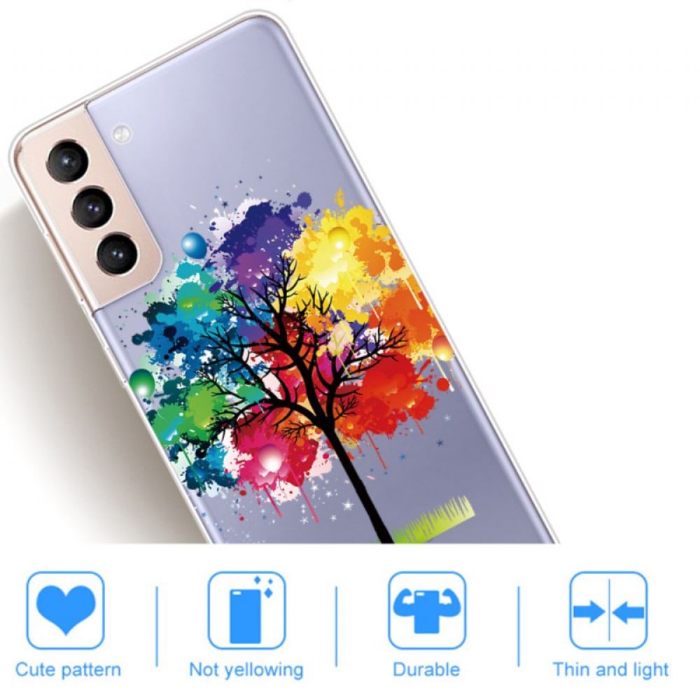 Kryt Na Samsung Galaxy S22 Plus 5G Bezešvý Akvarelový Strom