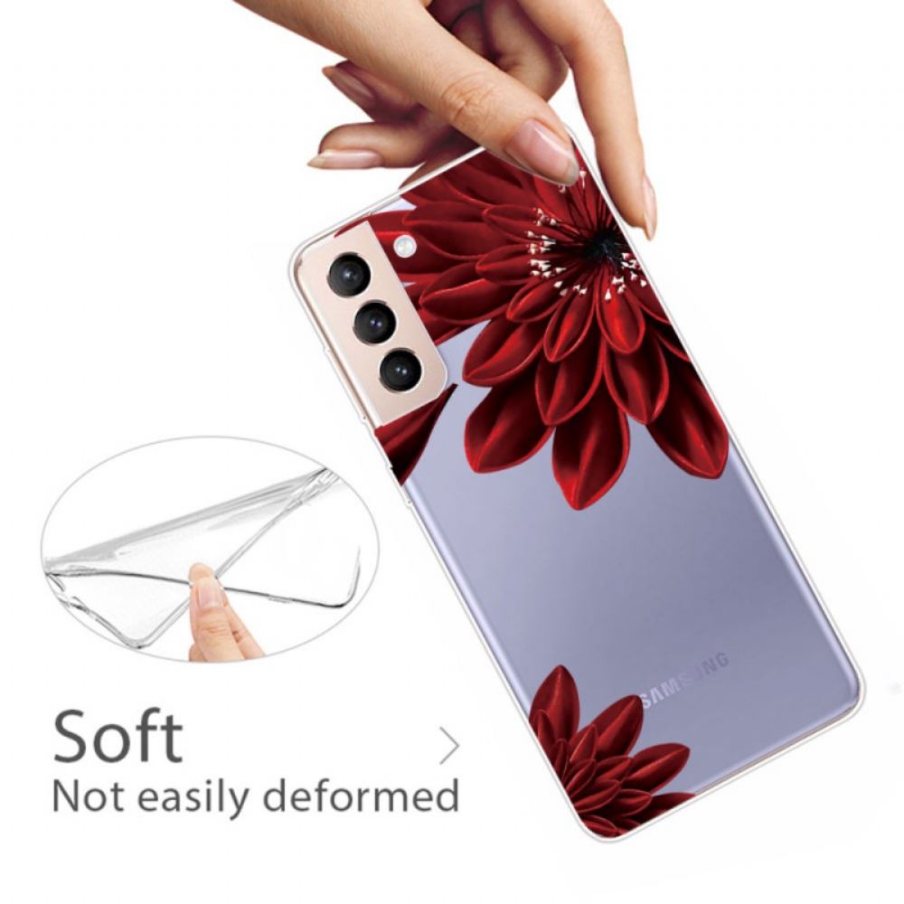 Kryt Na Samsung Galaxy S22 Plus 5G Divoké Květiny