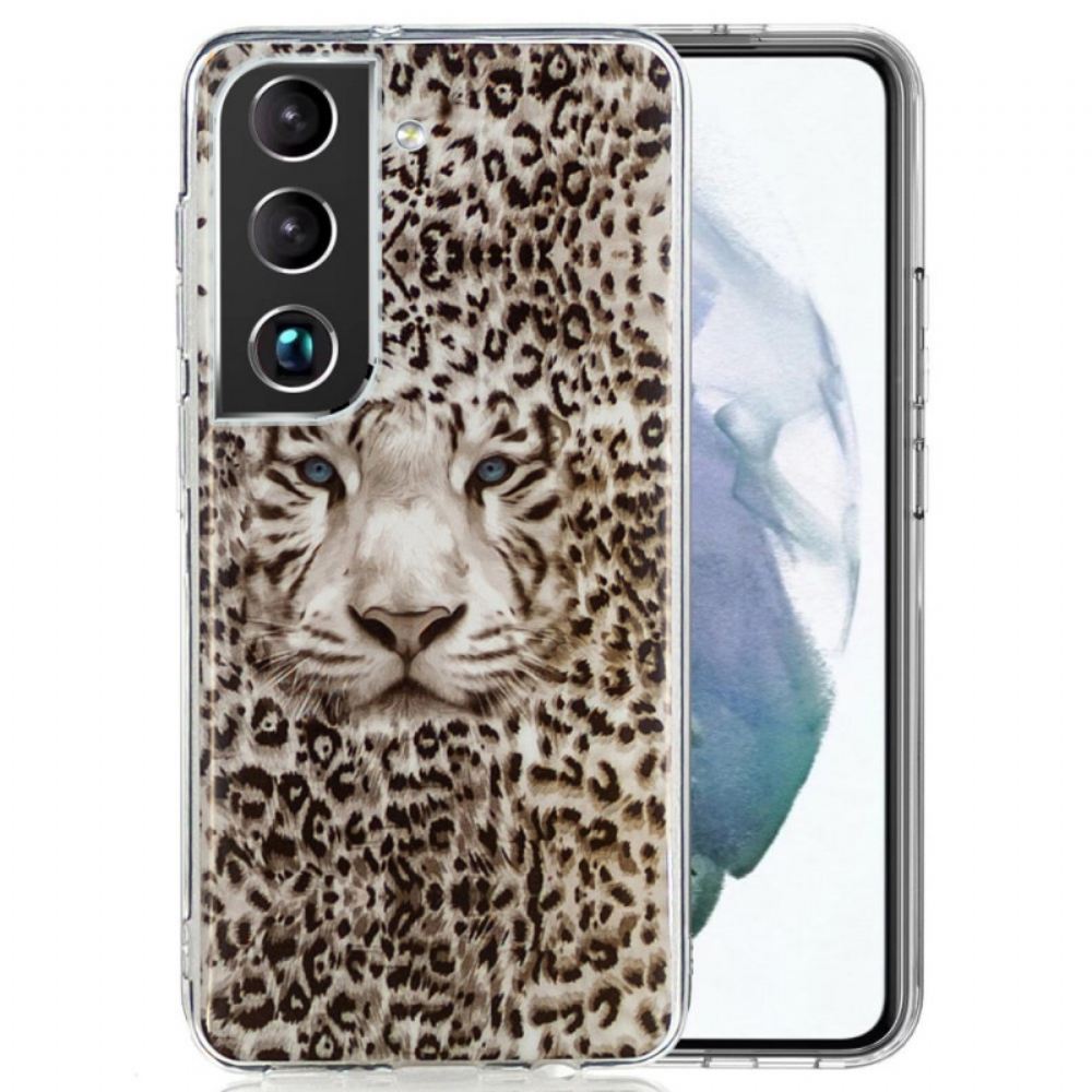 Kryt Na Samsung Galaxy S22 Plus 5G Fluorescenční Leopard
