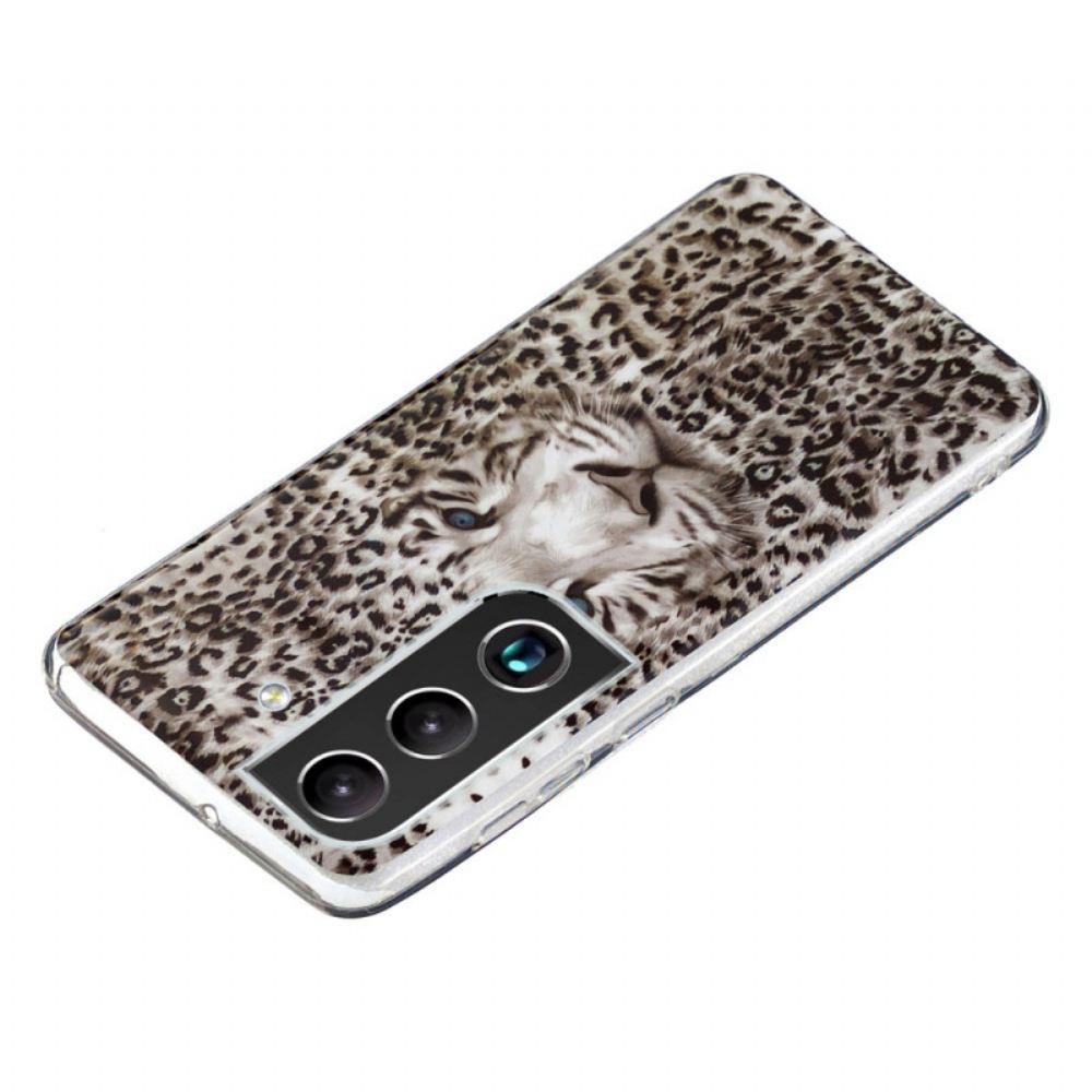 Kryt Na Samsung Galaxy S22 Plus 5G Fluorescenční Leopard