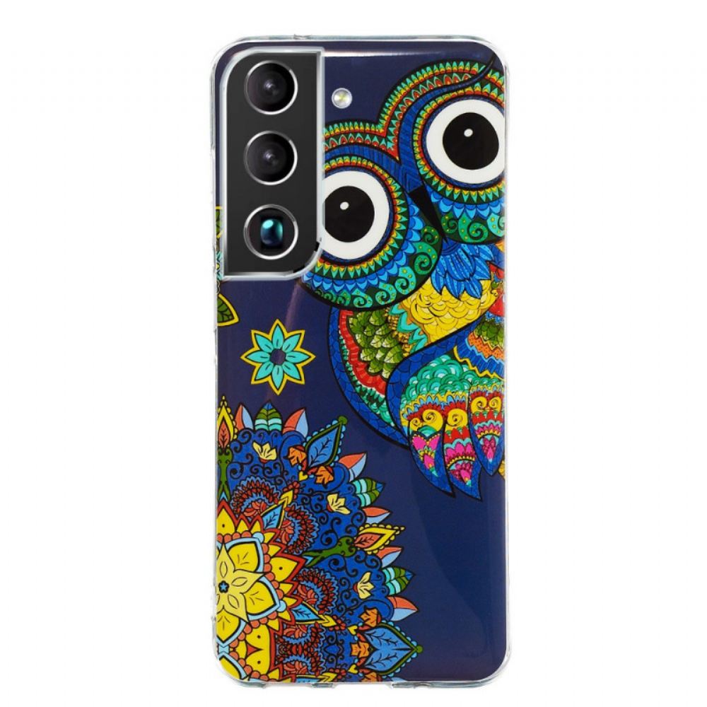 Kryt Na Samsung Galaxy S22 Plus 5G Mandala Fluorescenční Sova