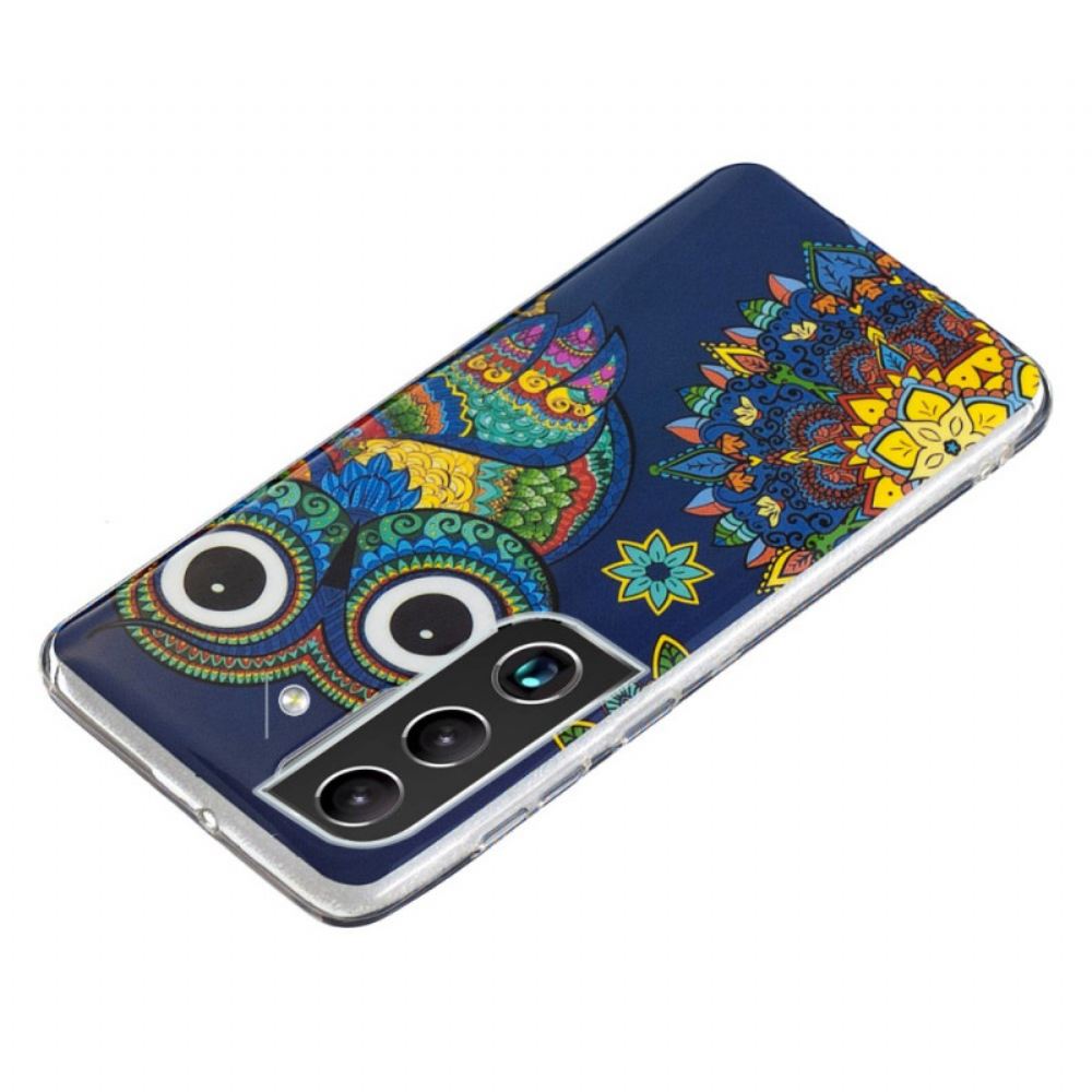 Kryt Na Samsung Galaxy S22 Plus 5G Mandala Fluorescenční Sova