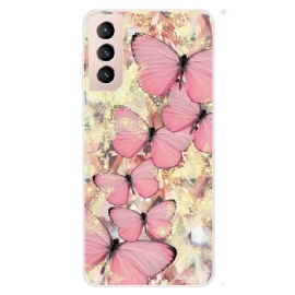 Kryt Na Samsung Galaxy S22 Plus 5G Motýli Motýli