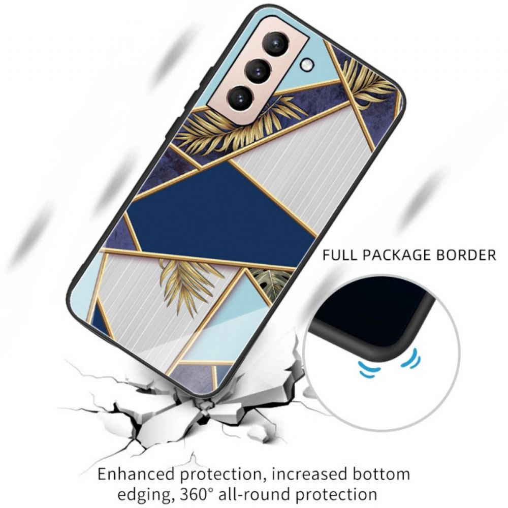 Kryt Na Samsung Galaxy S22 Plus 5G Pokles Geometrického Mramoru