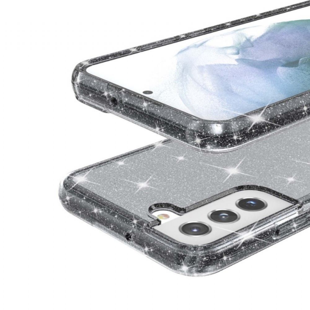 Kryt Na Samsung Galaxy S22 Plus 5G Průhledné Flitry