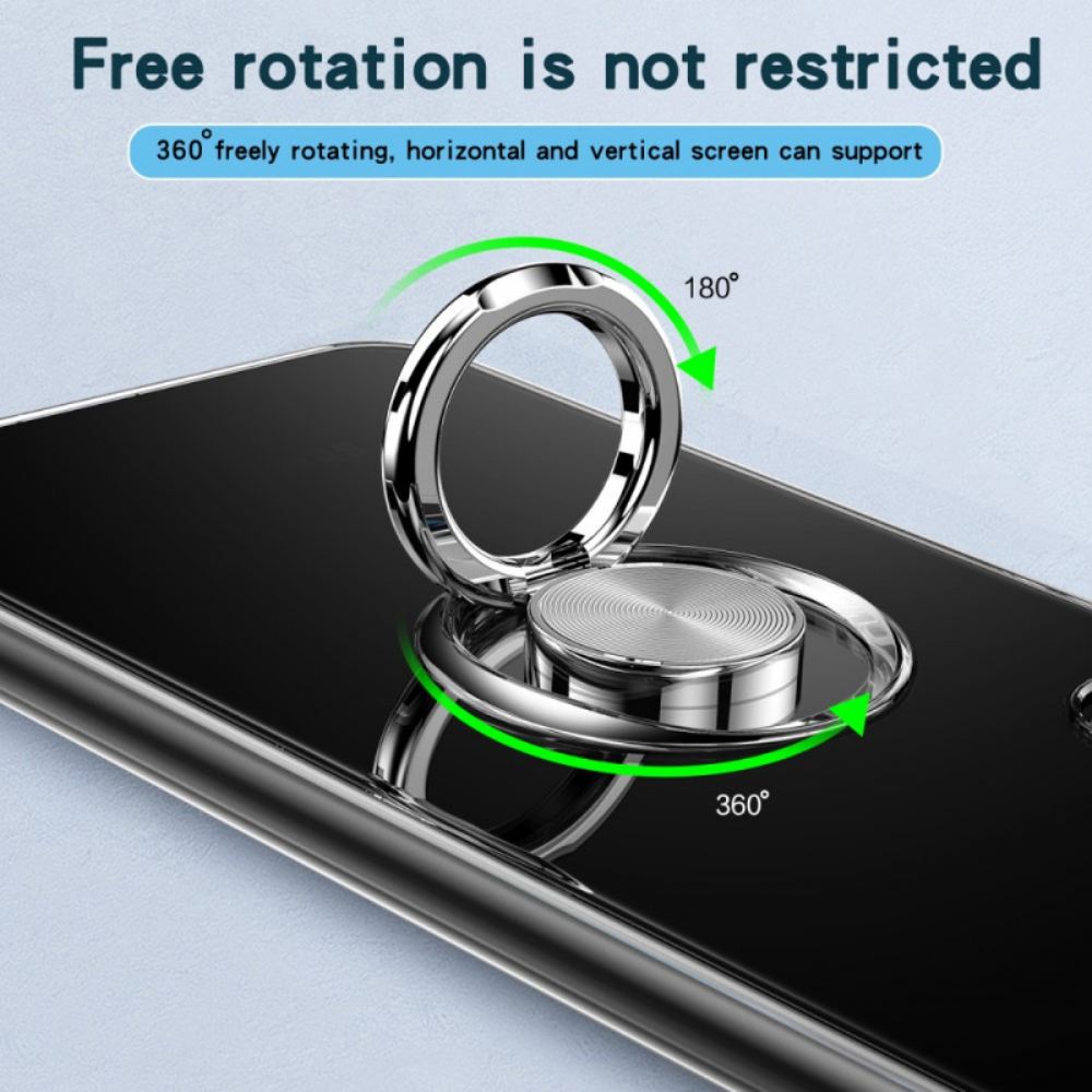 Kryt Na Samsung Galaxy S22 Plus 5G Transparentní Prstencová Podpora