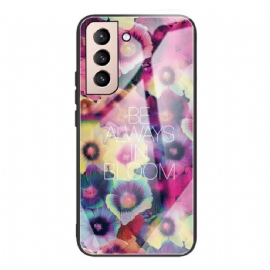 Kryt Na Samsung Galaxy S22 Plus 5G Tvrzené Sklo Buďte Vždy V Květu