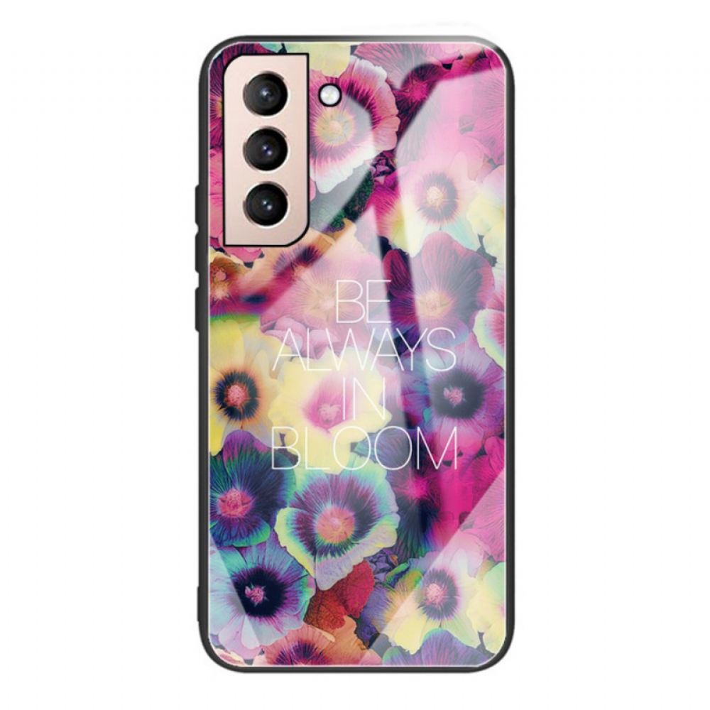 Kryt Na Samsung Galaxy S22 Plus 5G Tvrzené Sklo Buďte Vždy V Květu