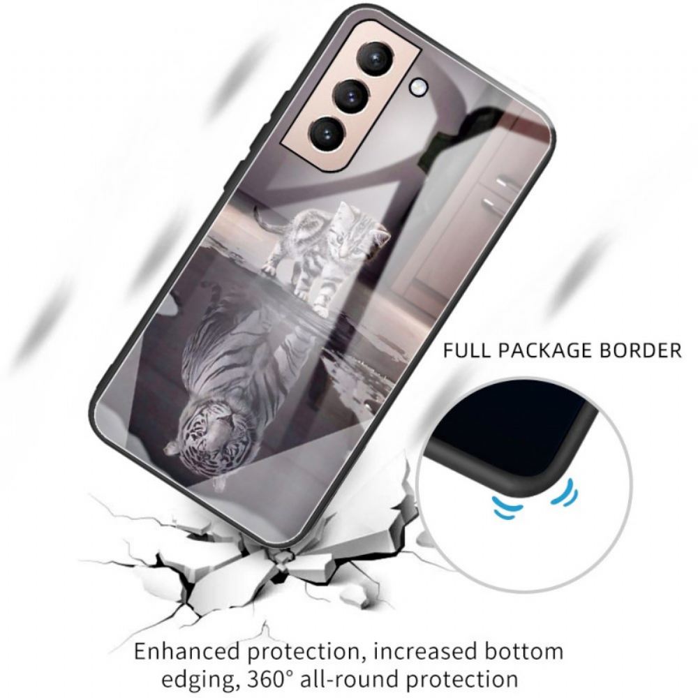 Kryt Na Samsung Galaxy S22 Plus 5G Tvrzené Sklo Ernest The Tiger