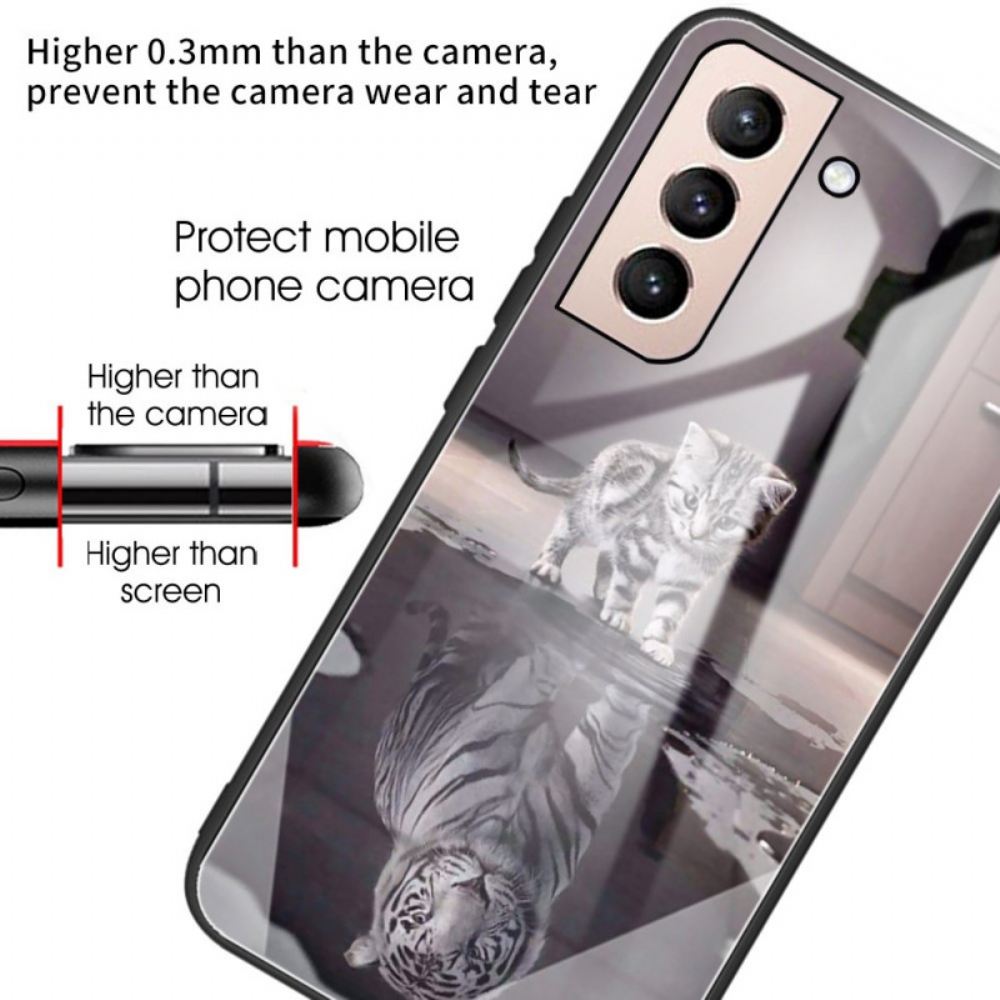 Kryt Na Samsung Galaxy S22 Plus 5G Tvrzené Sklo Ernest The Tiger