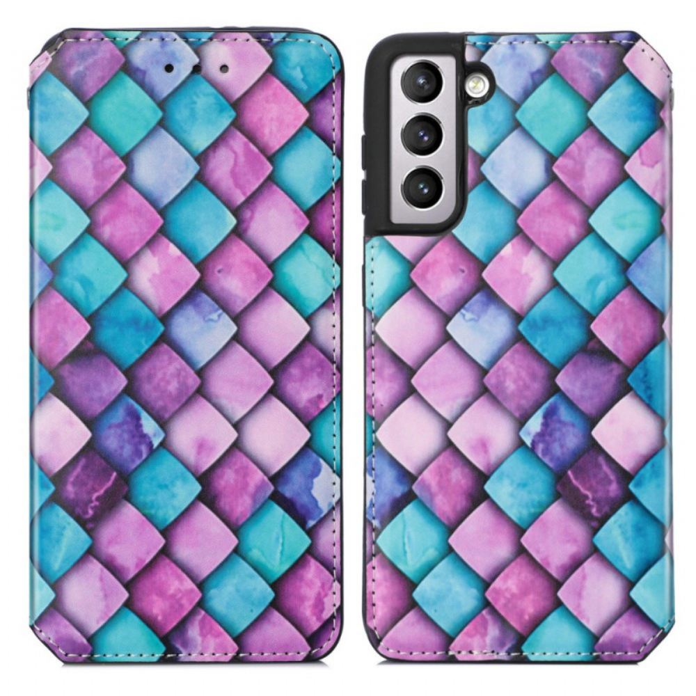 Kryty Na Mobil Na Samsung Galaxy S22 Plus 5G Flipové Pouzdro Design Caseneo Rfid