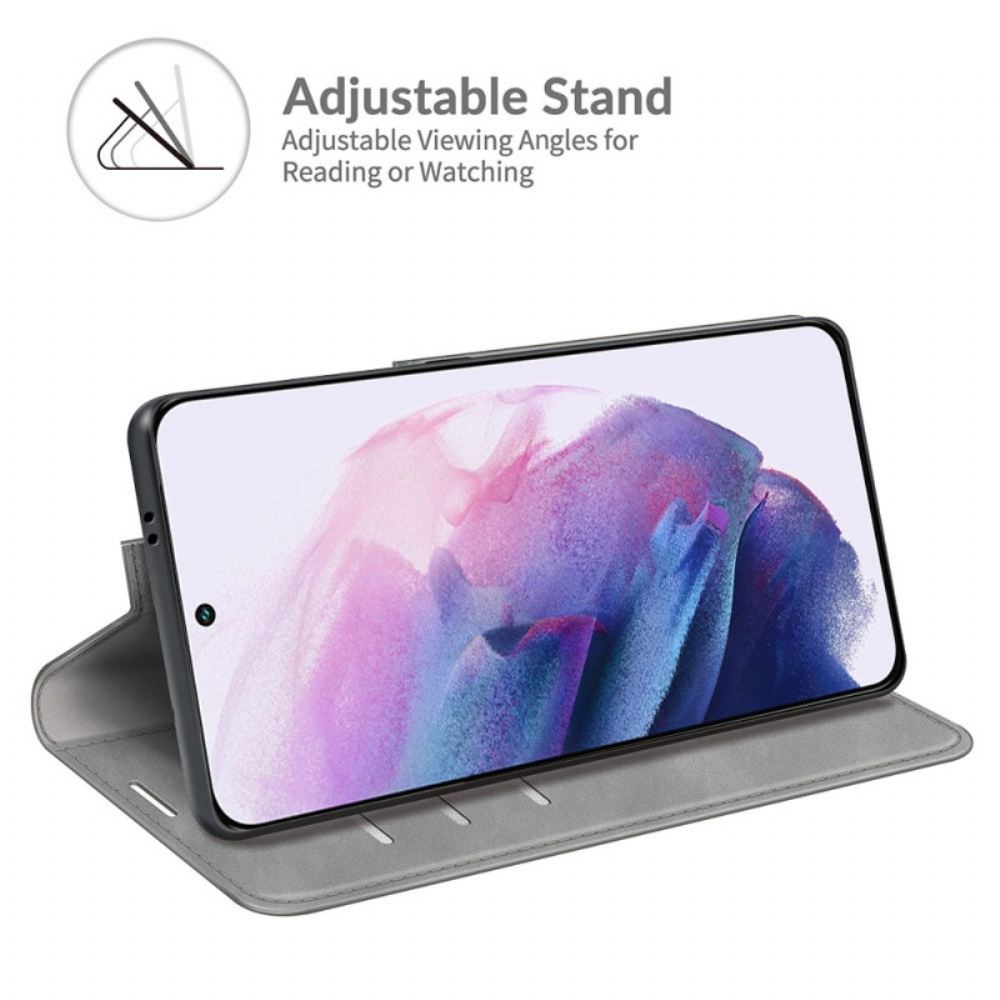 Kryty Na Mobil Na Samsung Galaxy S22 Plus 5G Flipové Pouzdro Stylový Kožený Design