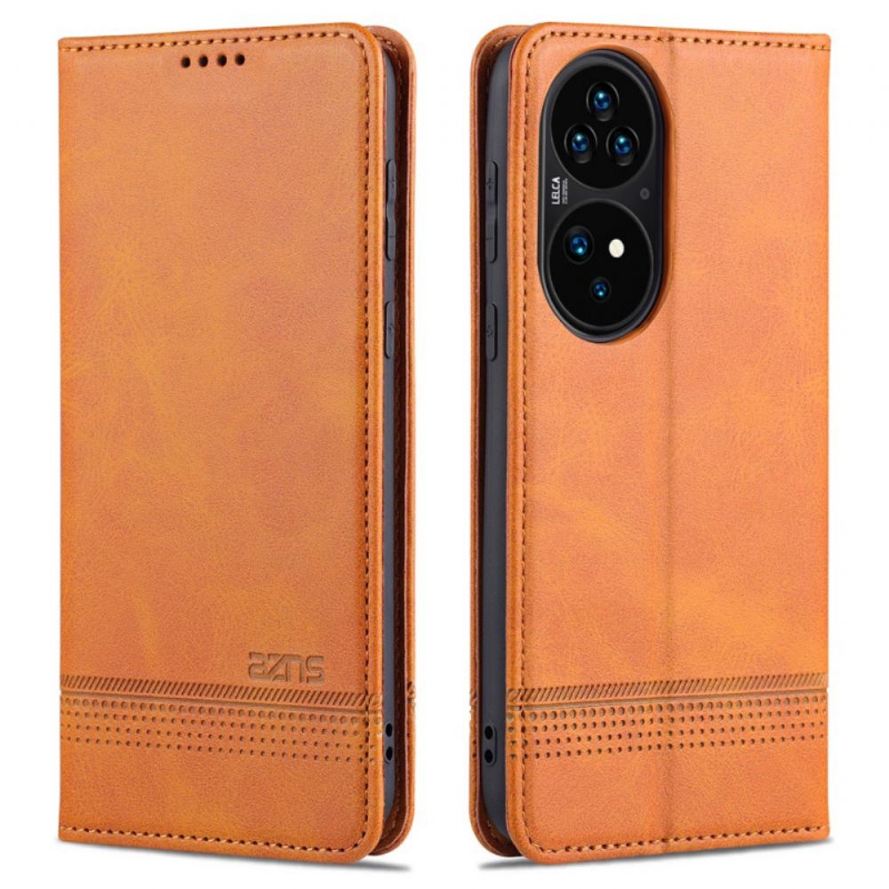 Kryty Na Mobil Na Huawei P50 Pro Flipové Pouzdro Styl Kůže Azns