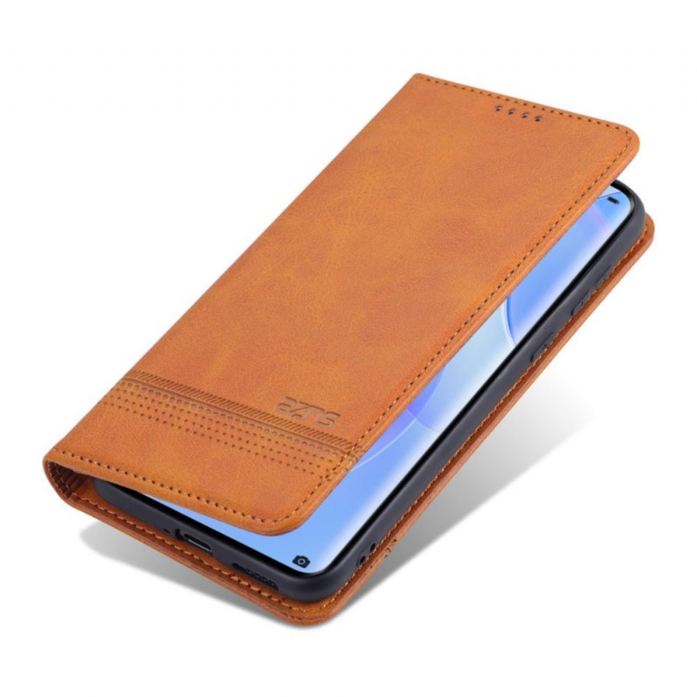 Kryty Na Mobil Na Huawei P50 Pro Flipové Pouzdro Styl Kůže Azns