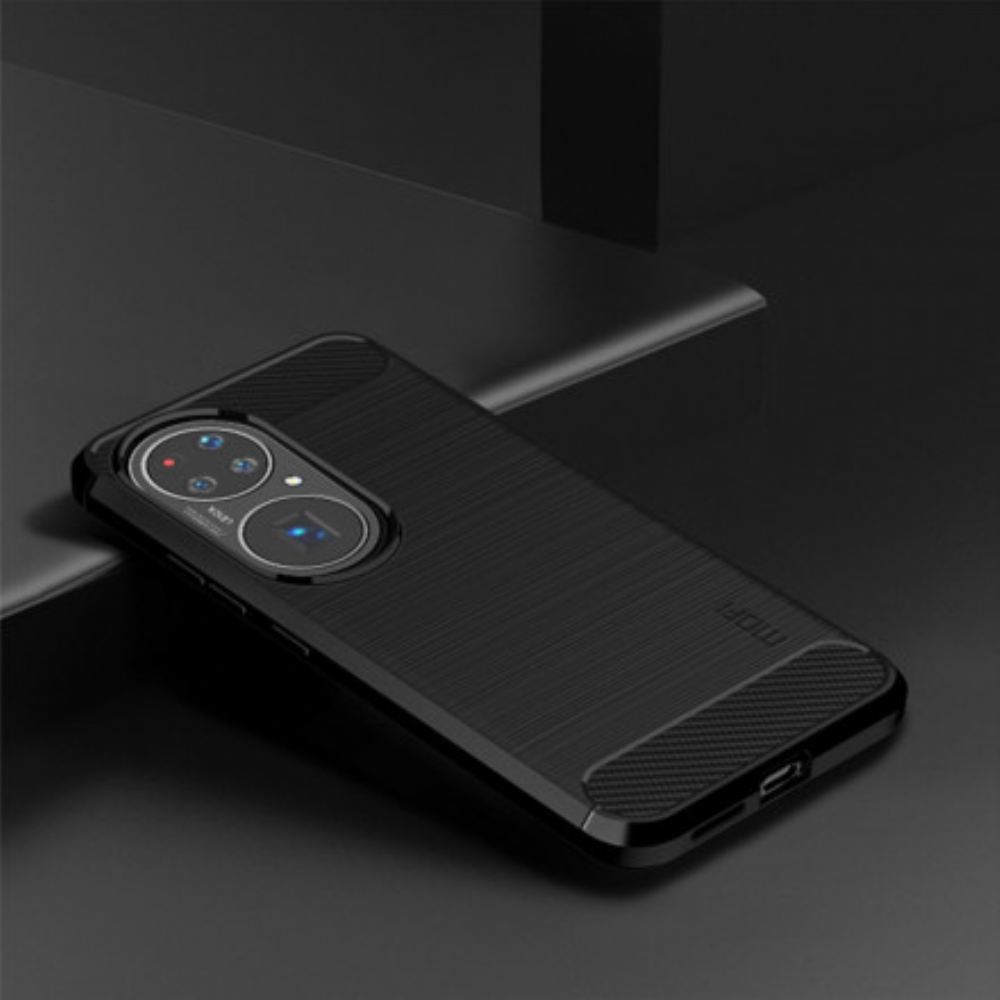 Kryty Na Mobil Na Huawei P50 Pro Mofi Kartáčované Uhlíkové Vlákno