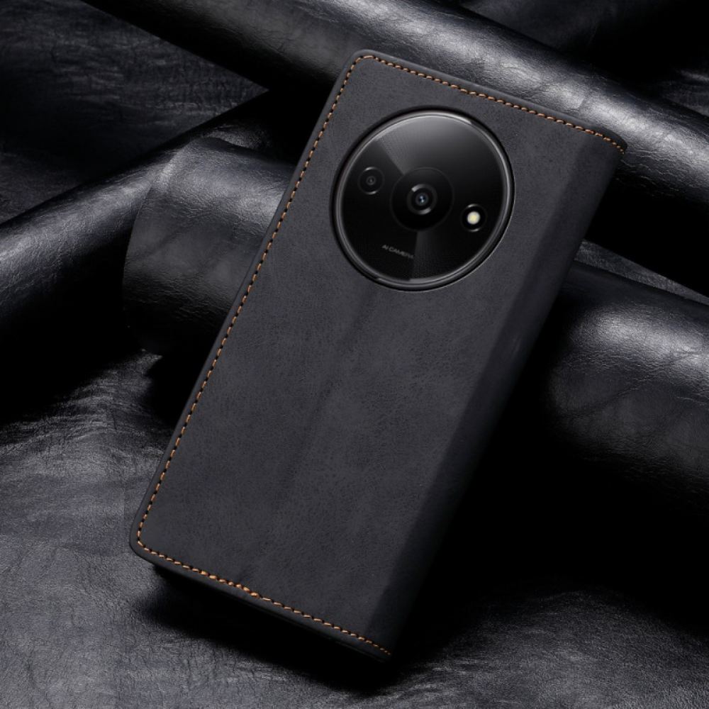 Kožené Pouzdro Folio Na Poco C61 Styl Kůže