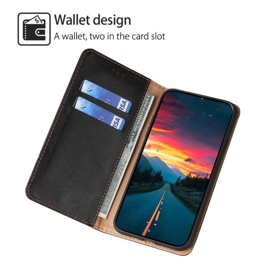 Kožené Pouzdro Folio Poco C61 Klasická Umělá Kůže