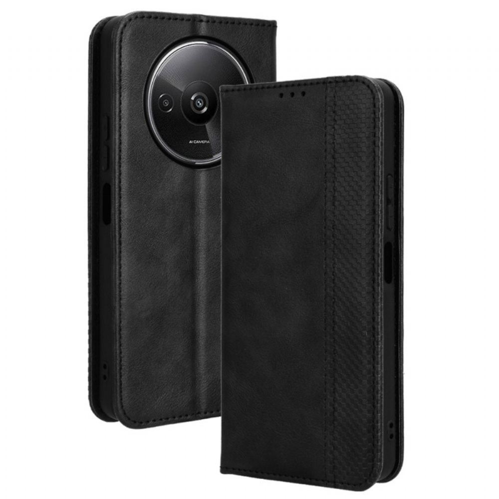 Kožené Pouzdro Folio Poco C61 Retro