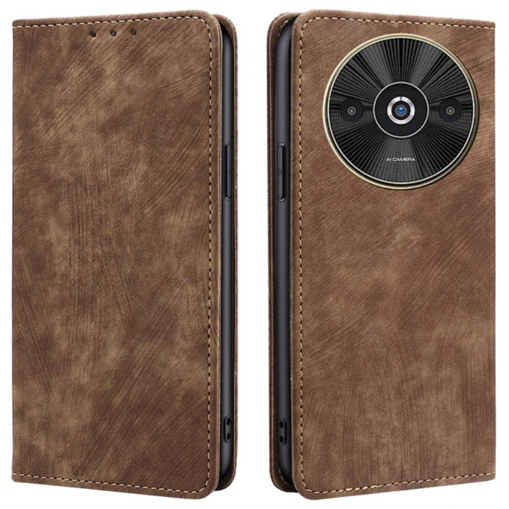 Kožené Pouzdro Folio Poco C61 Vintage Peněženka S Blokováním Rfid