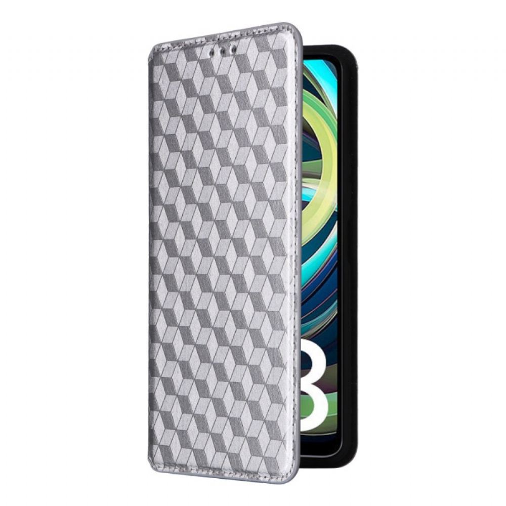 Kožené Pouzdro Poco C61 Kryty Na Mobil 3d Kostky