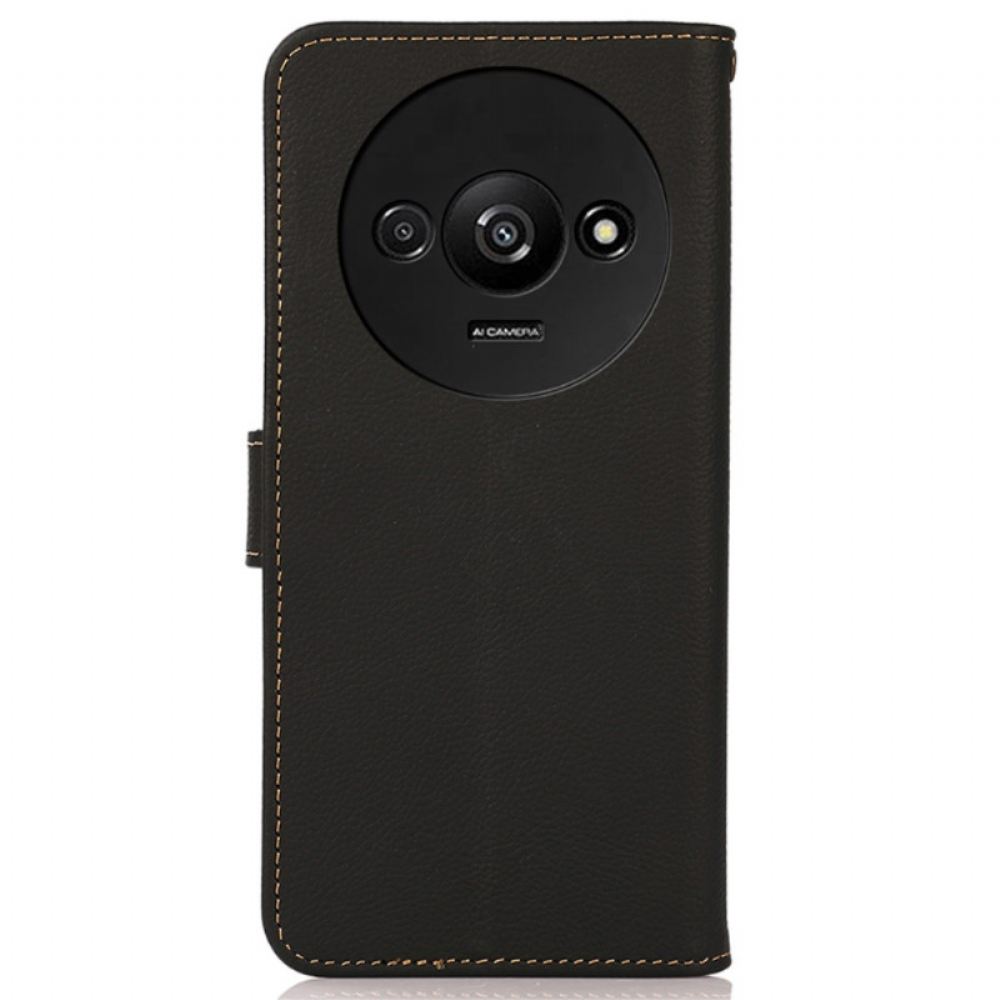 Kožený Kryt Poco C61 Blokovací Peněženka Rfid Khazneh