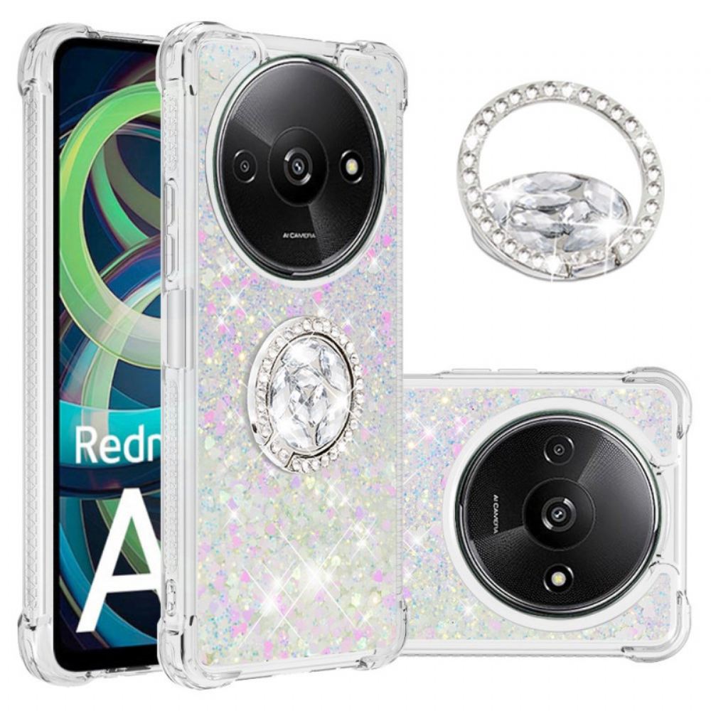 Kryt Na Poco C61 Podpora Glitter Ring