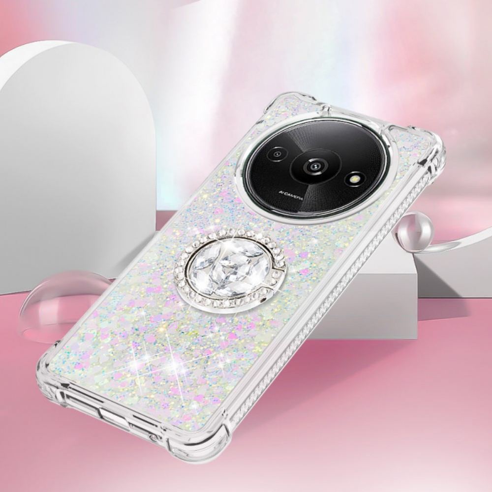 Kryt Na Poco C61 Podpora Glitter Ring