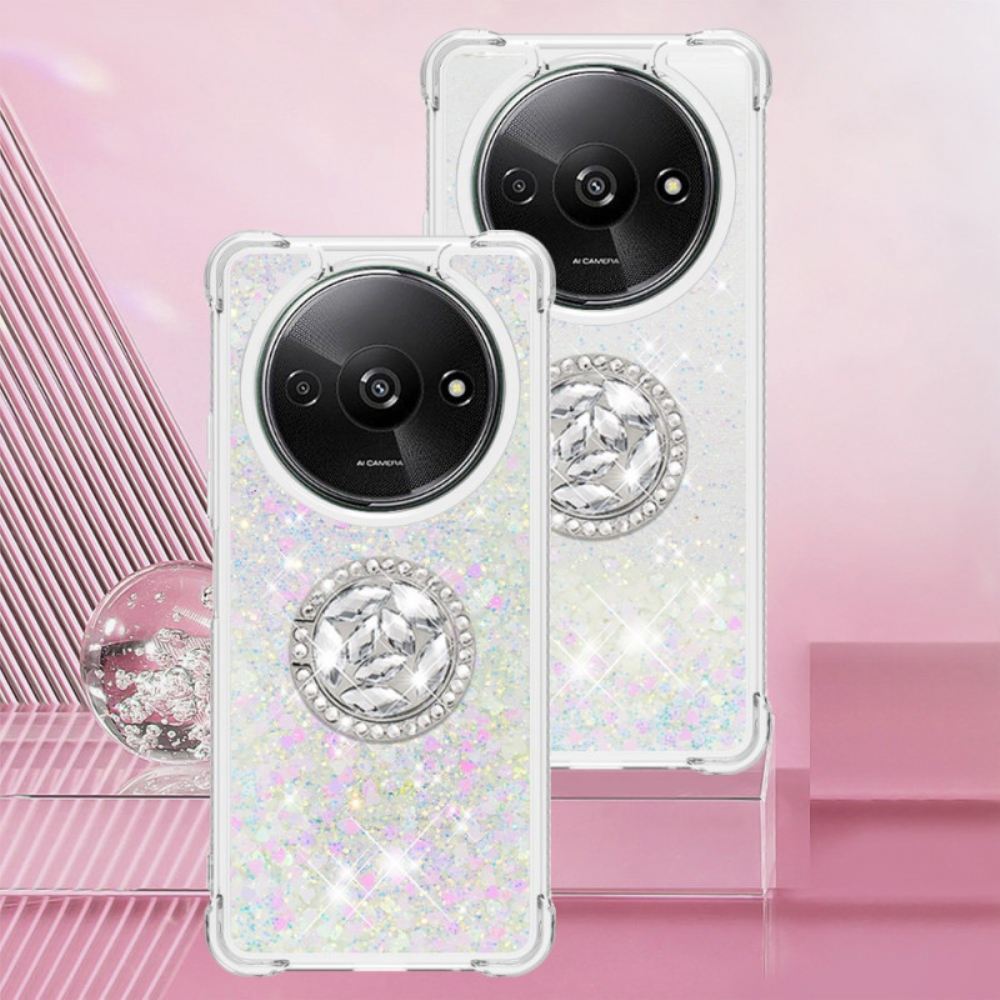 Kryt Na Poco C61 Podpora Glitter Ring