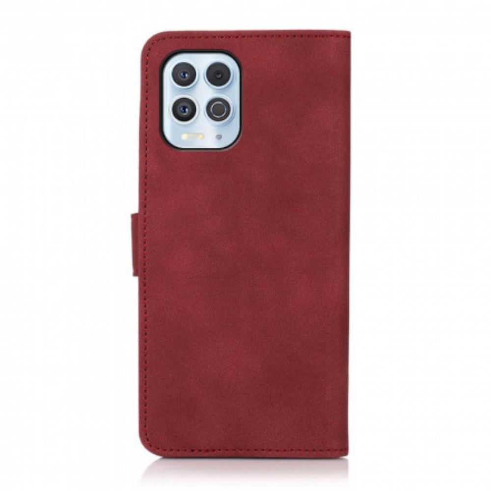 Flipové Pouzdro Na Moto G100 Efekt Texturované Kůže Khazneh