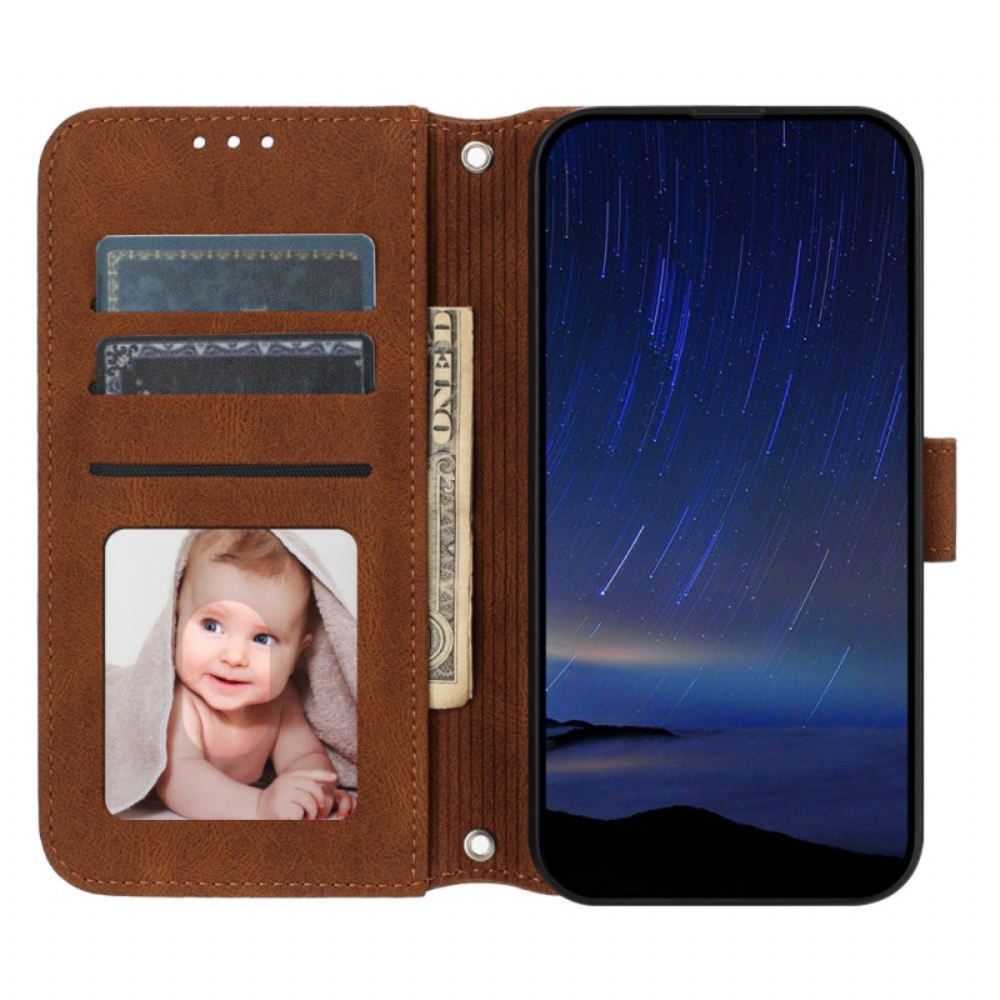 Kožený Kryt Huawei Nova 13 Pro Dvojitý Vlys