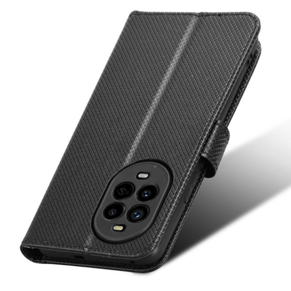 Kožený Kryt Na Huawei Nova 13 Pro Řemínek S Puntíky